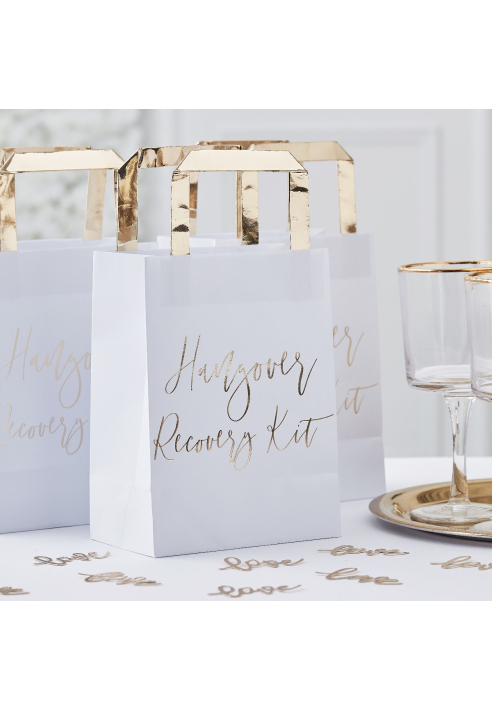 Torebki Ginger Ray GO-145 Gold Zestaw do regeneracji po kacu weselnym ()