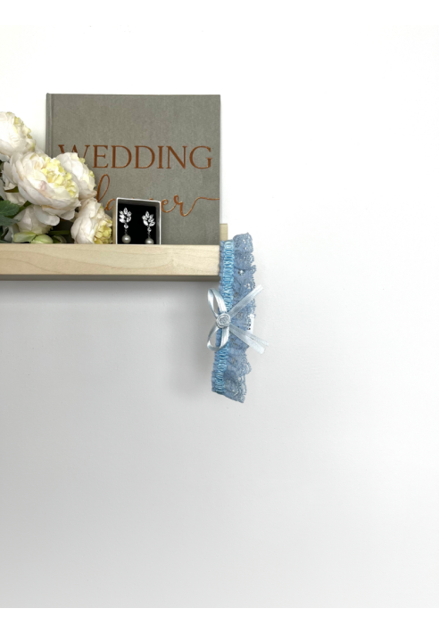 Bianco Evento SB2 Podwiązka niebieska