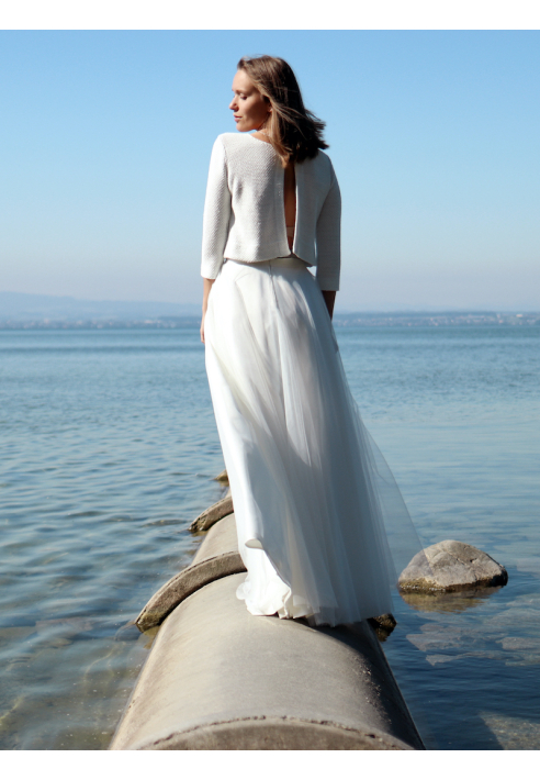 Forever & Eva P5310S Żakiet ślubny srebrny ()