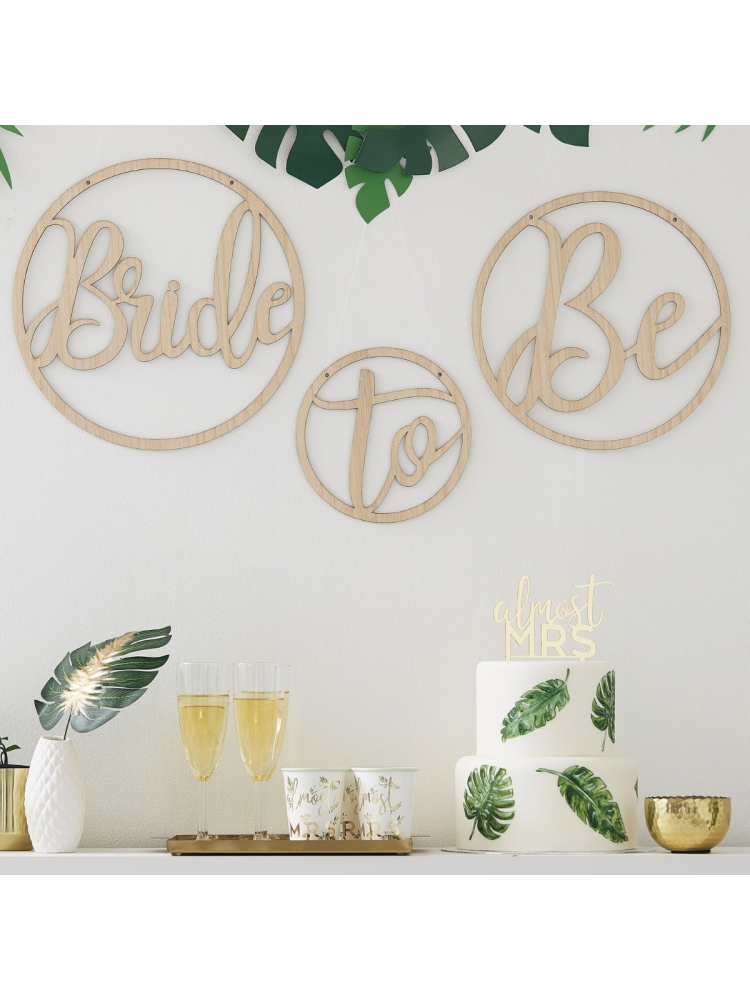 Drewniana opona Ginger Ray BS-407 Botanical Hen main product photo