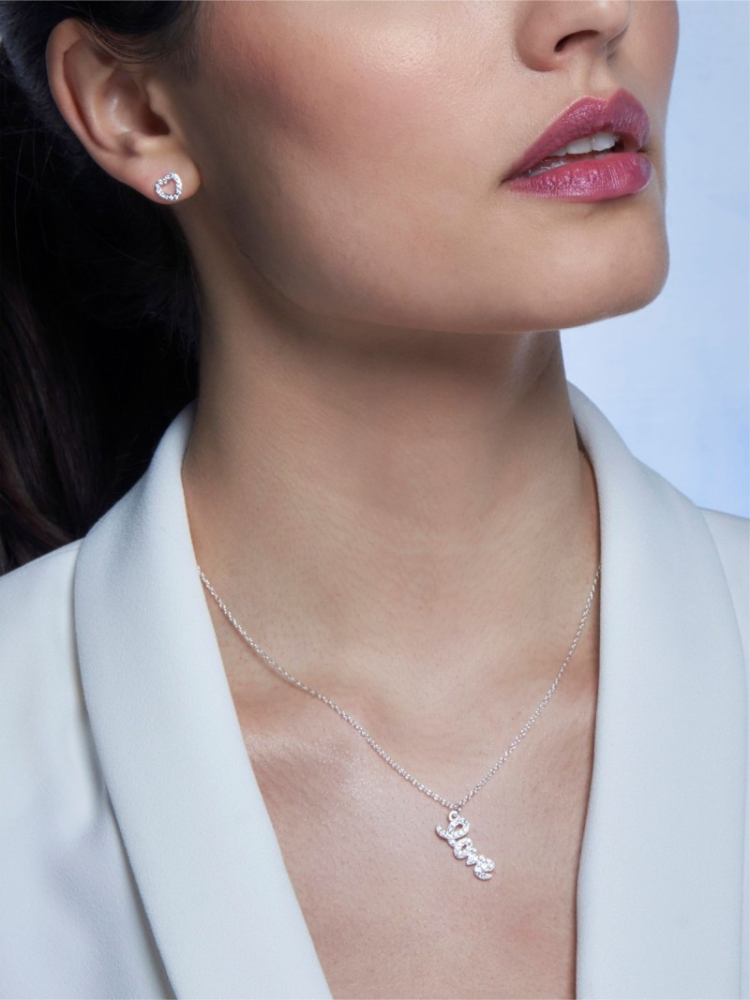 Poirier JS-009 Zestaw biżuterii ślubnej Julia srebrny main product photo