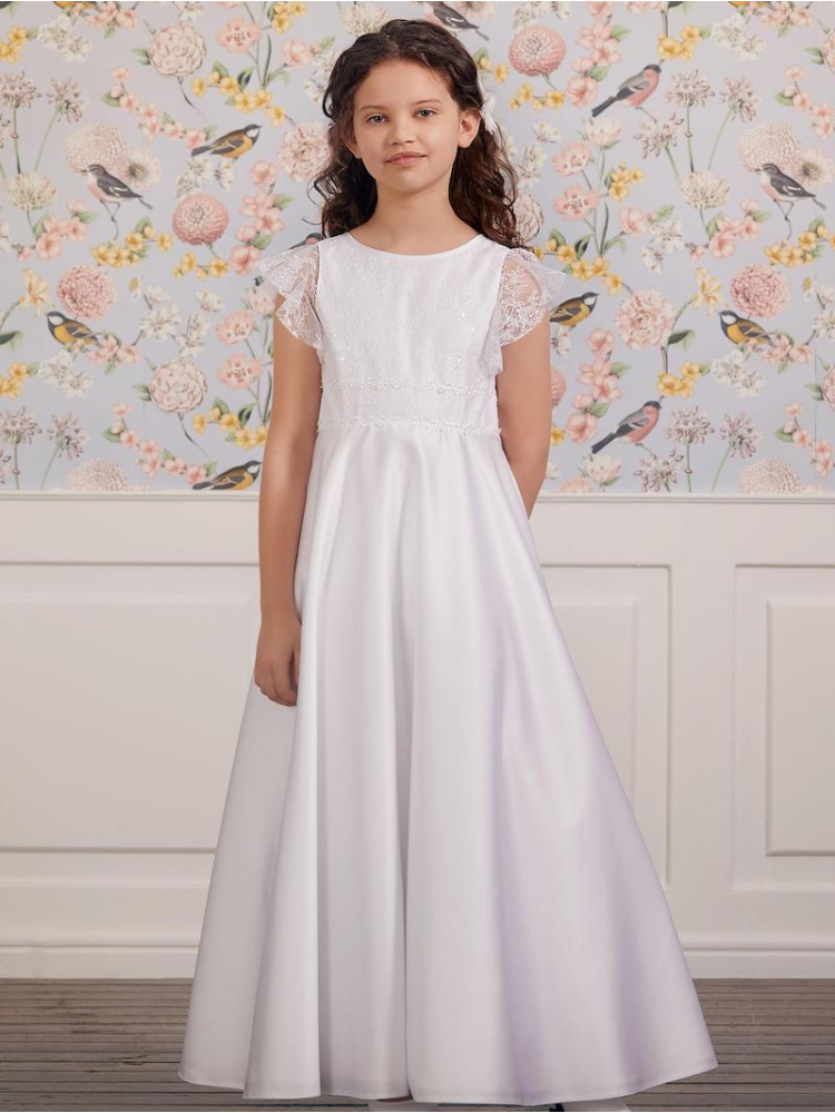 LILLY 08-1102-WH Communion Dress main product photo