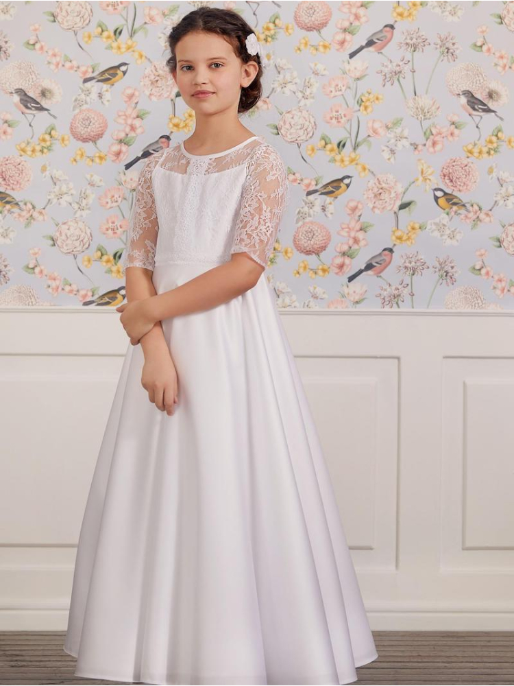 LILLY 08-1106-WH Communion Dress main product photo
