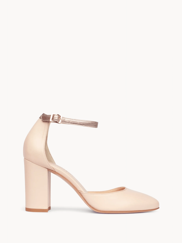 Content Amber Wedding Shoes Blush Shiny Rose main product photo