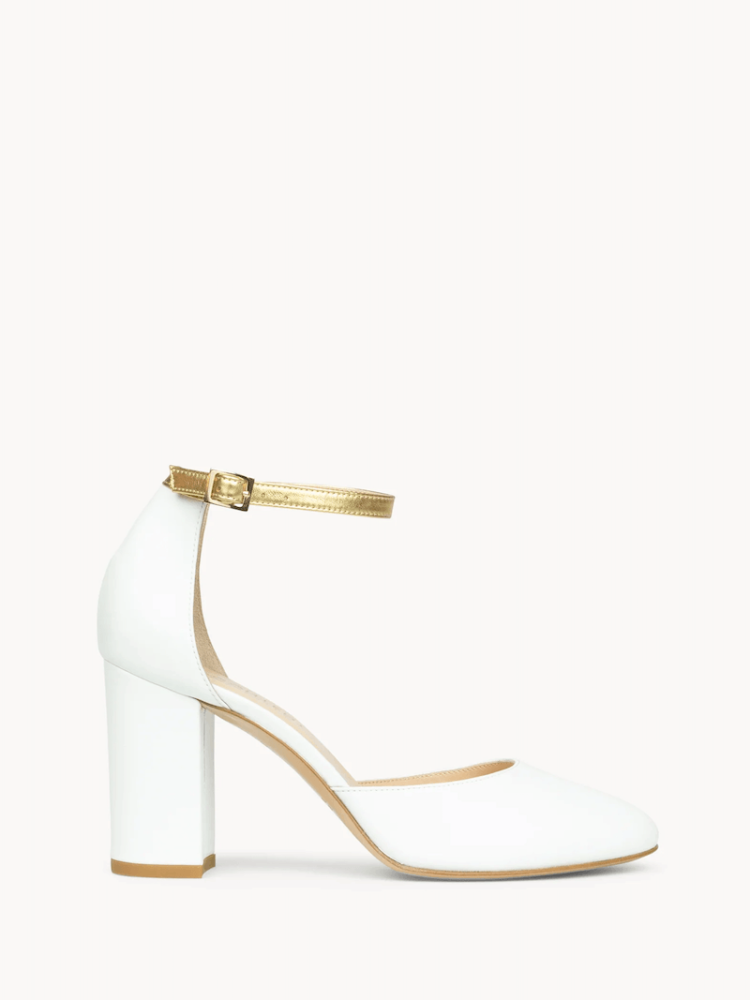 Content Amber Wedding Shoes White Gold main product photo