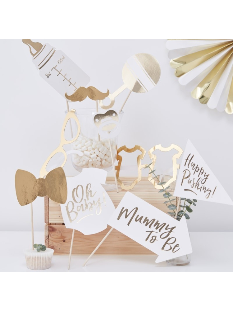 Rekwizyty do fotobudki "Baby Shower" | Oh baby! main product photo