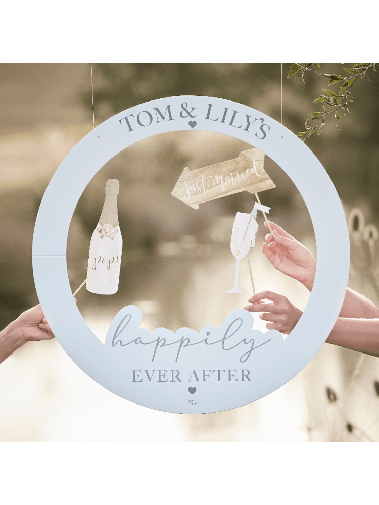 Personalizowana ramka do fotobudki ślubnej Ginger Ray PAMA-127 main product photo