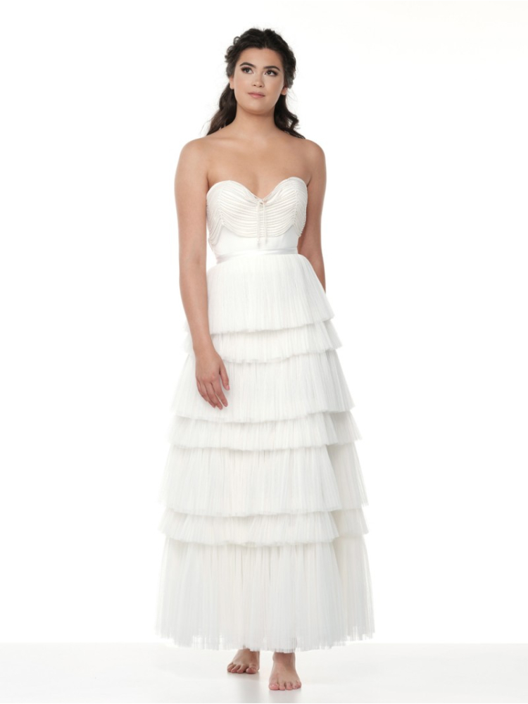 Poirier S321-150 Spódnica kość słoniowa main product photo