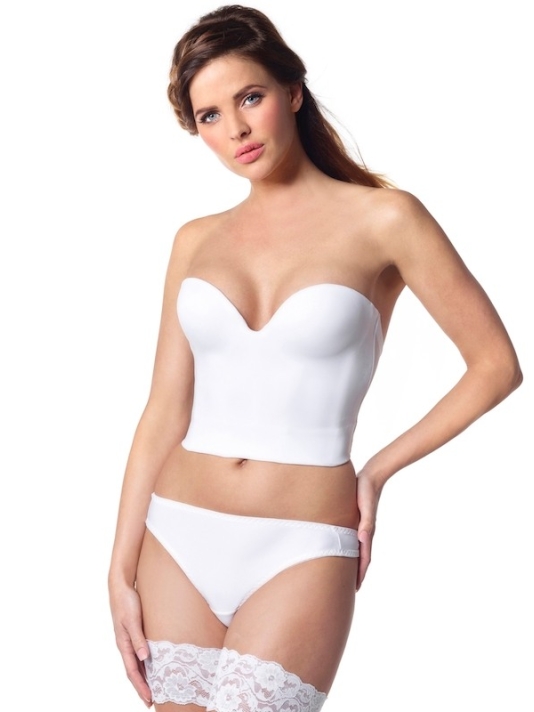 Poirier 206 Bustier White main product photo