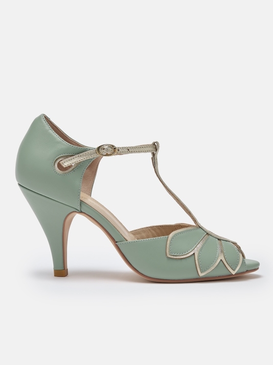 Rachel Simpson Mimosa Scarpe da Sposa Verde Menta main product photo